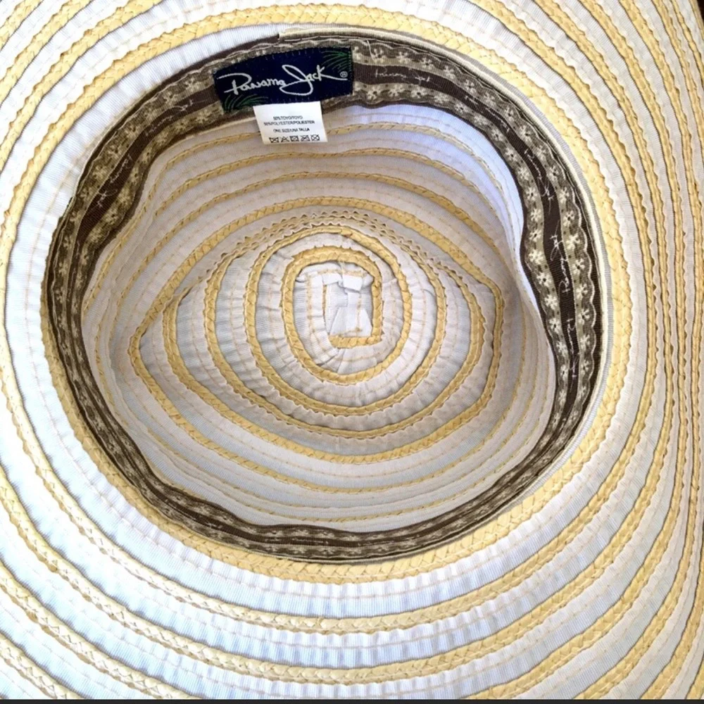 PANAMA JACK WOMENS TOYO FLOPPY CRUSH-ABLE SUN HAT